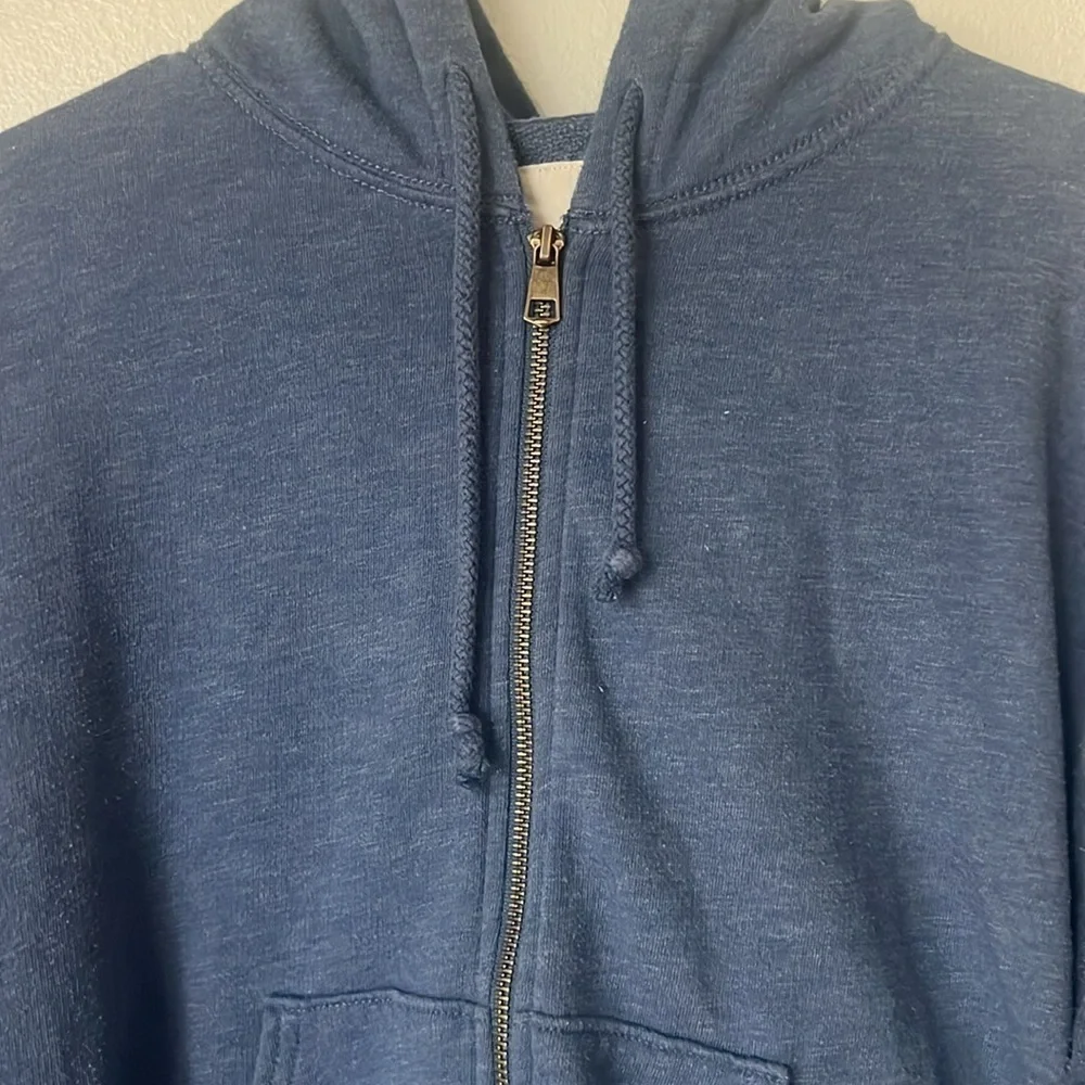 American Eagle Blue Zip Up Jacket - Picture 2 of 8